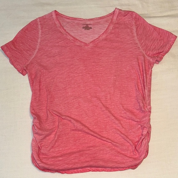 👚 Lane Bryant V-Neck Tee – Bright Pink, Size 14/16 (Gently Used) - Picture 1 of 6